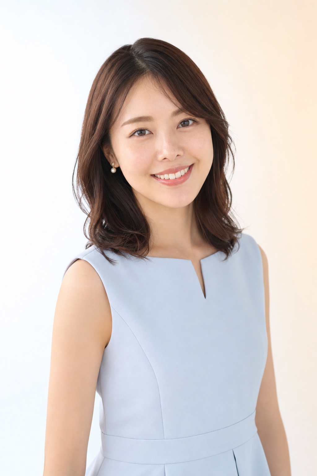 婚活写真の女性作例(ワンピース)
